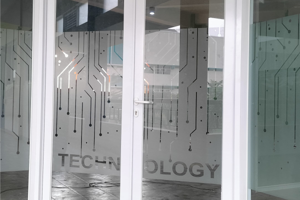 Sandblast Cutting Stiker